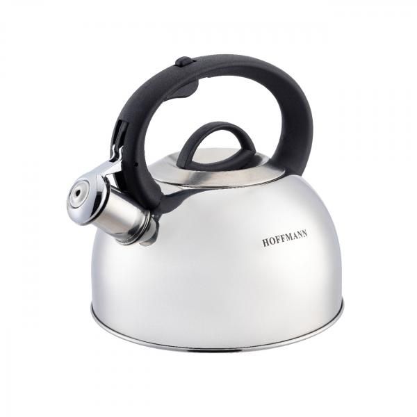 Kettle 2.5L with a whistle, black handle HM 55209